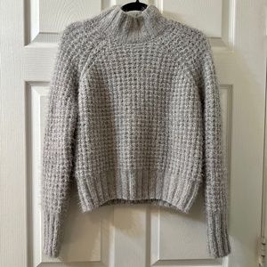 Pink Rose Grey Knit Pullover Turtleneck Sweater SIZE: Small